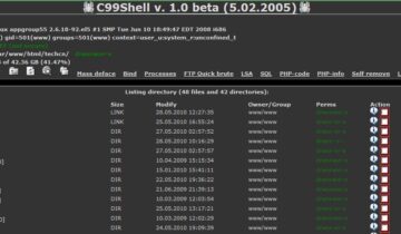 أدوات القرصنة: C99 Shell